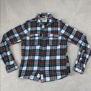 Abercrombie and Fitch large muscle flannel